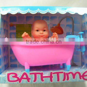 2011 New Design Plastiic bath baby toy with puping tap