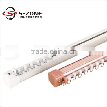 Ceiling metal curtain track