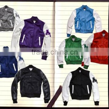 2015 New Style Varsity Jackets Design Your Varsity Jackets With Different Embroidery Styles On Back & Front & Sleeves At BERG