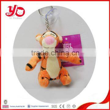 custom stuffed tiger keychain toys , plush tiger keychain