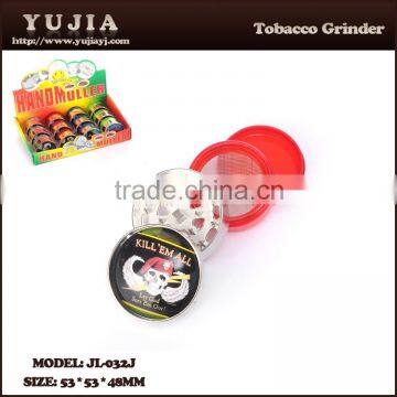 2015 hot sale custom Plastic wholesale tobacco herb grinder JL-032J