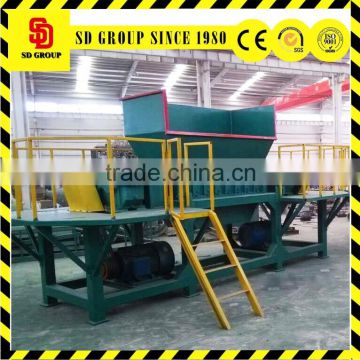 Best price of used tire metal wood shredder machine