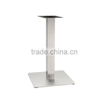 Dining Table Set Custom Metal Tube Square Table Base With Stainless Steel Leg photo-3