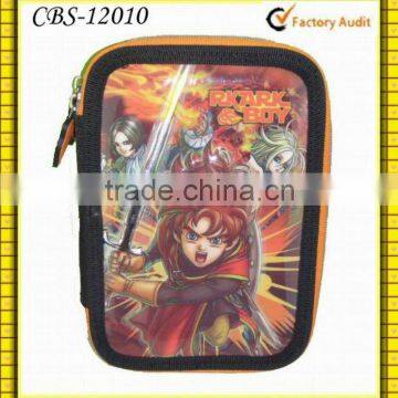 2014 high quality orange BOY's pencil case