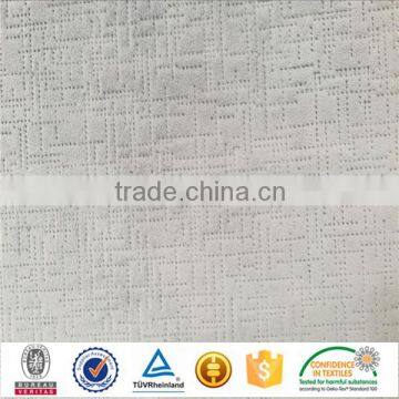 Polyester Ultrasonic wave embossing bonding velour fabric