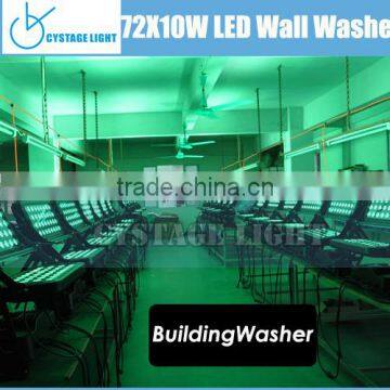 IP65 72 x 8W Double Head RGBW 4 in 1 Wall Washer Light