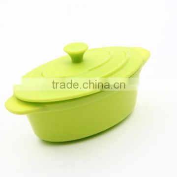 hot sale food grade silicone bowl with lid