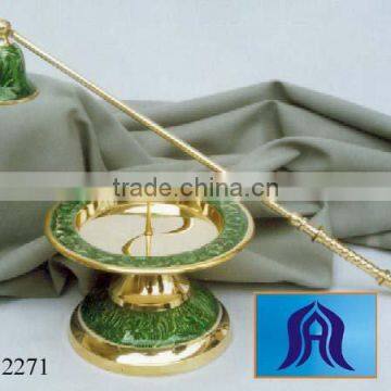 Candle piller stand with Candle Snuffer