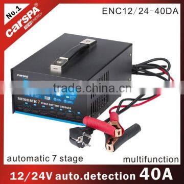 Battery Charger 7 stage automatic 12/24V 40A ENC12/24-40DA