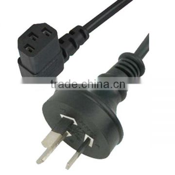 power cord Australia standard c13 angled connector