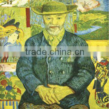 classical van gogh portrait oil painting on canvas