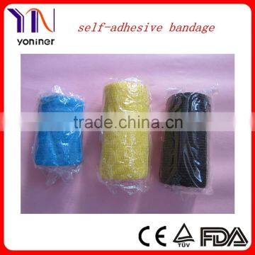 mutilcolor Non-woven Self Adhesive Flexible Bandage CE FDA ISO