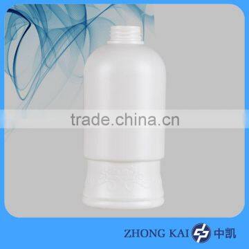 Plastic shampoo and body wash bottle