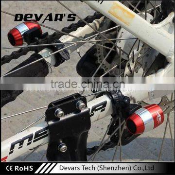 Stock sale aluminum alloy bicycle headlights taillights with battery