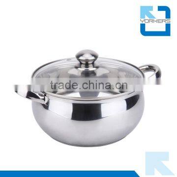 Fashion Double Bottom Stainless Steel Soup Pot & Stock Pot