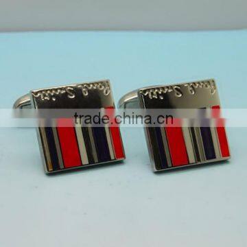 Custom metal suit shirt cufflinks for gift