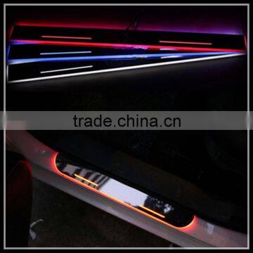 LED door sill plate for LEXUS IS ES 2013-2015 LED welcome moving door sill scuff plate light for Lexus