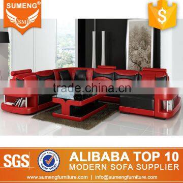 Sumeng New Arrival Living Room Cheap Leather Sofa Sets Quality Choice photo-3