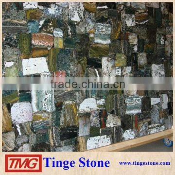 Semi Precious Stone Ocean Jasper Labradorite big slab For Luxury Decoration