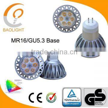 gu5.3 220v led light bulb 7w tuv gs ce