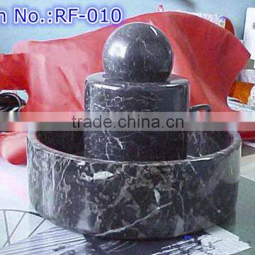 RF-010 black natural stone water fountain balls