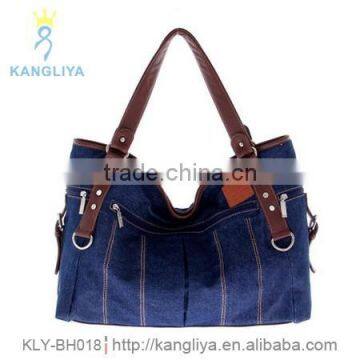 Rivet jeans tote bag woman fashion jean bags vintage-inspired cowboy handbags