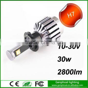 2016 high power led headlight bulb h7 auto car