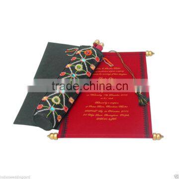 scroll wedding invitations party supplies birthday anniversary invitation scrolls customized wedding cards scroll box invitation
