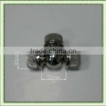 aluminum stainless steel tube connector/50mm handrail pipe corner joint/ stair handrail pipe connector