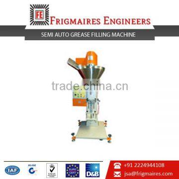 Mild Steel sheet Coated Semi Auto Grease Filling Machine