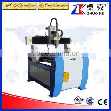 Color Optional MDF Acrylic Wood CNC Router Machine ZK-6090 600*900MM With Mach3 Control System