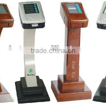 small and exquisite wire or wireless queue management system/key-press or mini touch screen ticket dispenser queue system