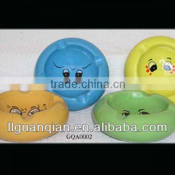 Ceramic outdoor ashtrays with cartoon design