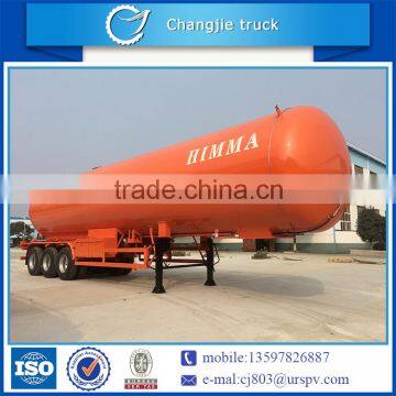 Quality 100% guaranteed factory price 58.5m3 tri-axle lpg pressure vessel trailer