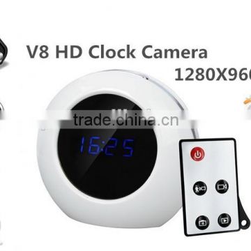 V8 Remote Control Mini Wireless Video Camcorder Digital Motion Detection Clock Spy Hidden Camera