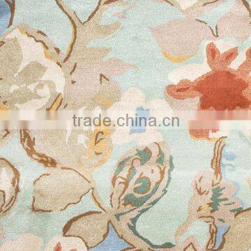 Colorful small flower carpet and rug with abstract sense