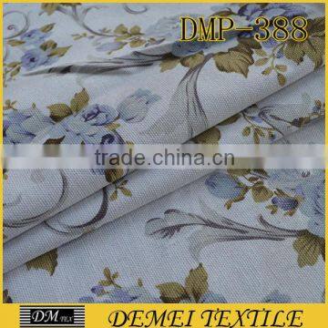 poly cotton colorful flower print fabric company in china