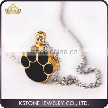 KSTONE Stainless Stee Funeral Cremation Occasion Pet Dog Ash Pendant