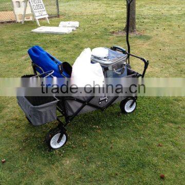 Garden Dumper Cart, Folding Beach Cart With Four Wheels photo-3