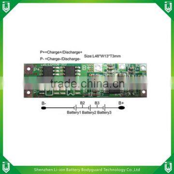 PCM/BMS/PCB For 11.1V(3S)Li-ion Battery Packs flex pcb design services,vamo v5 pcb board,pcb for cfl