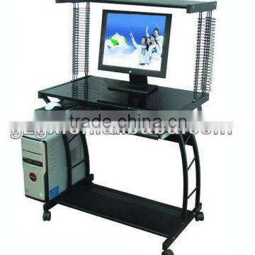 Factory direct sale GX-8103 Glass computer table/computer desk