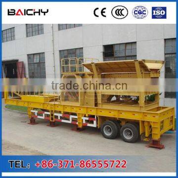 High performance widely used mobile impact crusher plant
