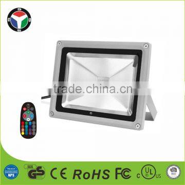 20w waterproof RGB LED flood light with remote control