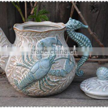 Ceramic See Horse Kettle for Marine Theme photo-2