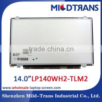 14.0 inch good quality laptop lcd display for LP140WH2-TLM2 led screen replacement