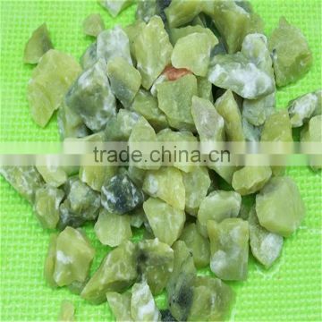 Cheap price natural stone color green pea gravel with free sample