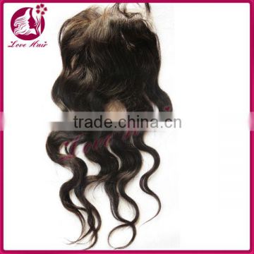 New arrival Whole sale 6A grade lace closure Factory price soft lace 100% virgin human body wave lace closure