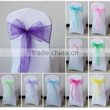 18cm*275cm Sashes/Organza Sashes/Chair sashes For Wedding Decor