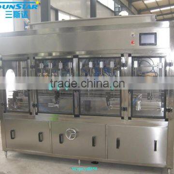 Automatic Linear Type Oil Volumetric Filling Machine for Olive Cooking Sunflower Oil in Bottle Barrel or Jar Can photo-2