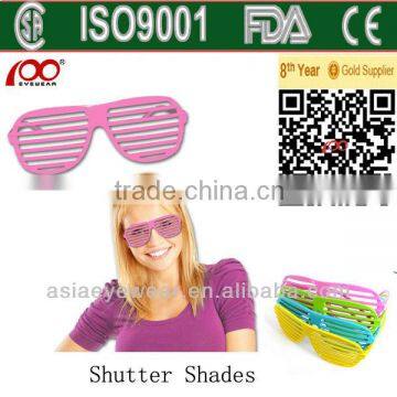 Pink shutter glasses party glasses ,cheap party glasses sunglasses with blinds